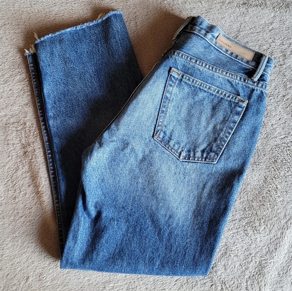 GRLFRND Helena straight leg cropped jeans size 27 - Picture 2 of 16
